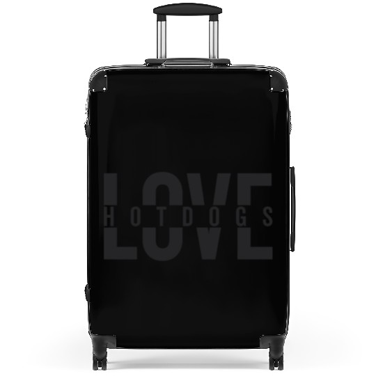 Love Hotdogs Fast Food Statement Suitcases