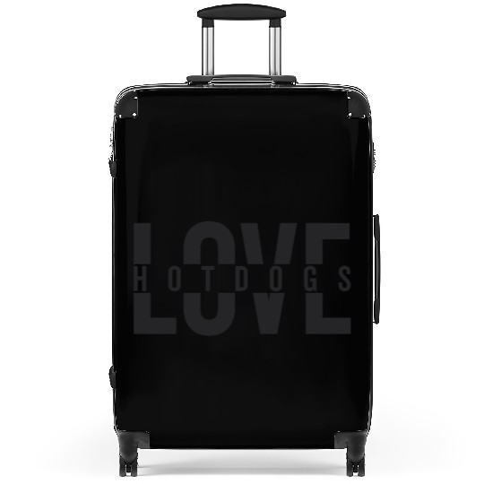 Love Hotdogs Fast Food Statement Suitcases