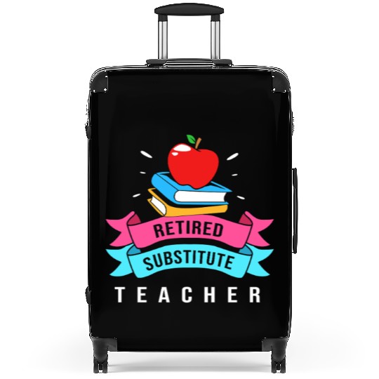Retired Substitute Teacher Appreciation Suitcases