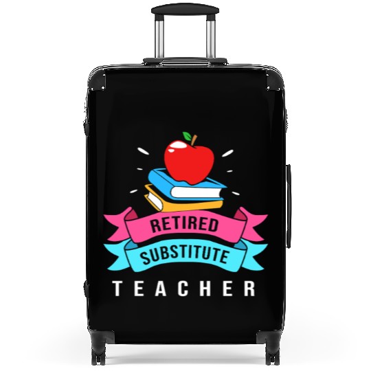 Retired Substitute Teacher Appreciation Suitcases