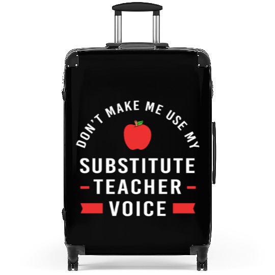 Back To School Substitute Teacher Suitcases