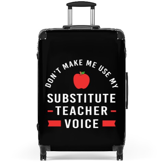 Back To School Substitute Teacher Suitcases