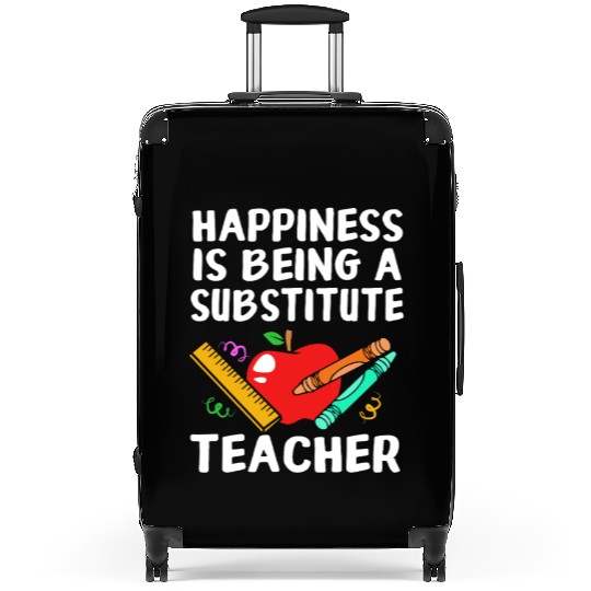 Substitute Teacher Back To School Suitcases