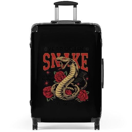 Snake Year of the Snake 2025 Tattoo Design Suitcases