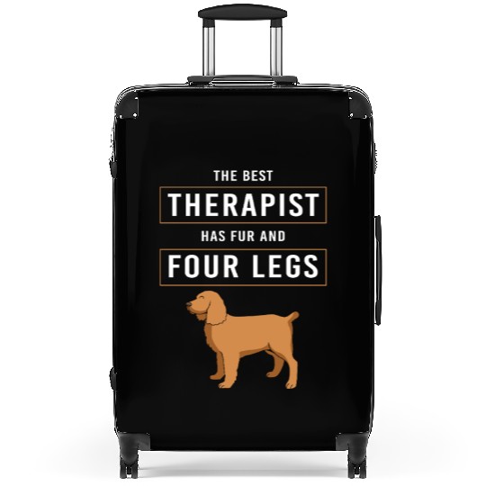 Therapy Dog Therapist Doggie School Suitcases