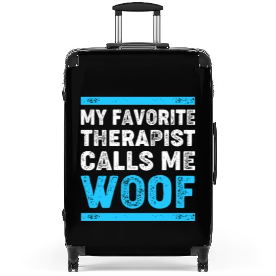 Therapy Dog Lover Psychology Suitcases