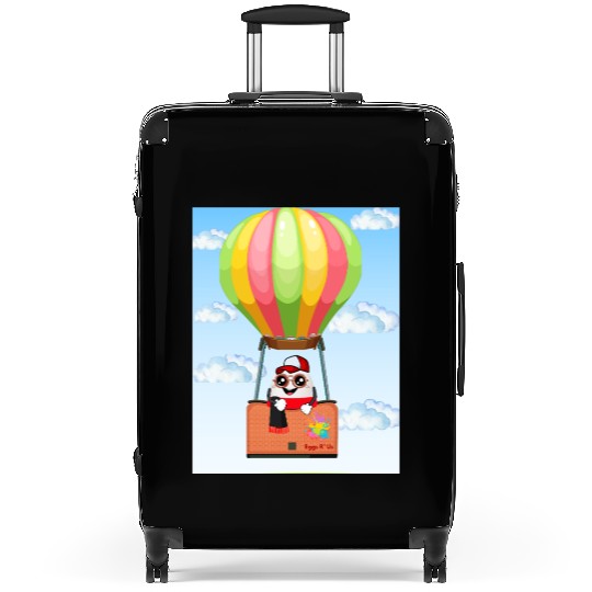 Eggs R Us (Egsy in Hot Air Balloon) Suitcases