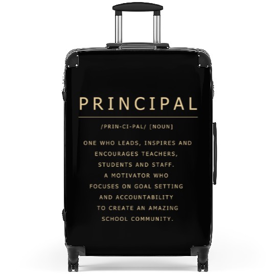 School Principal Back To School Suitcases
