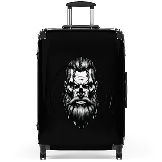 Viking Warrior Man Odin Thor Norman Walhalla Suitcases