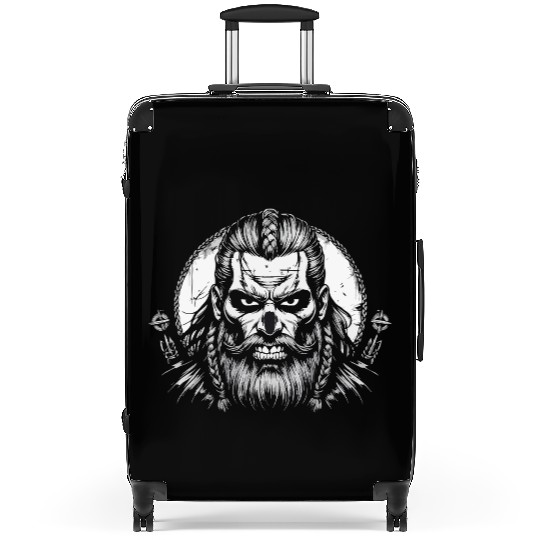Viking Warrior Man Odin Thor Norman Walhalla Suitcases