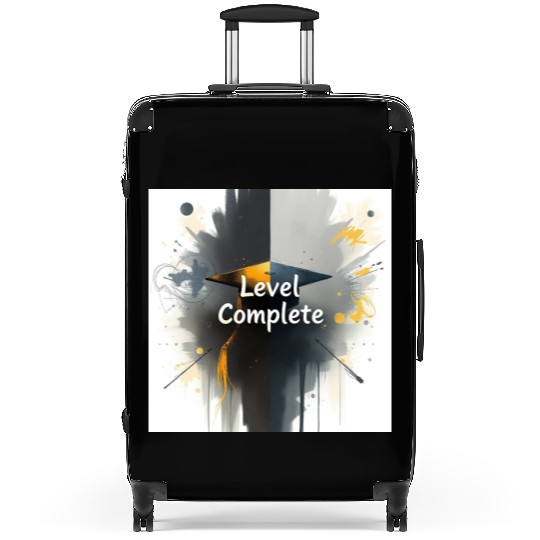 Level Complete – Gamer Style Graduation Suitcases