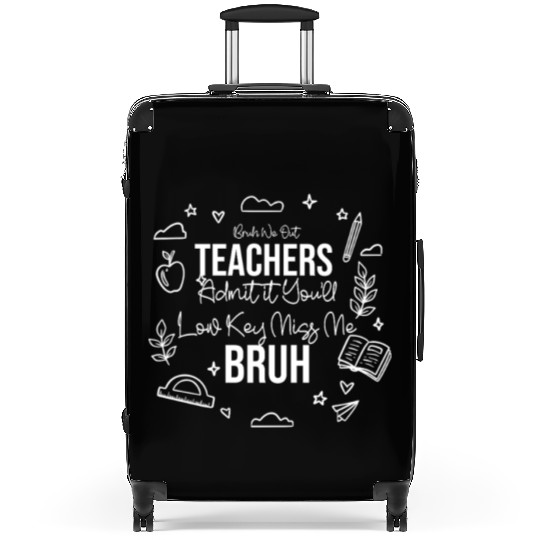 Bruh We Out – Funny Students Graduation Quote Suitcases