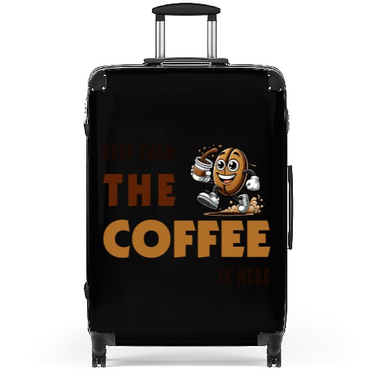 Keep Calm - The Coffee Is Here Suitcases