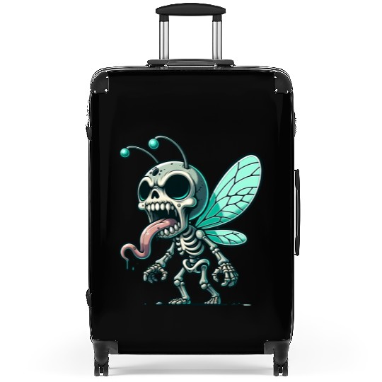Insect Skeleton Mutant – Tongue-Out Creepy Bug Suitcases