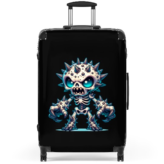Spiked Bone Monster – Creepy Skeleton Beast Suitcases