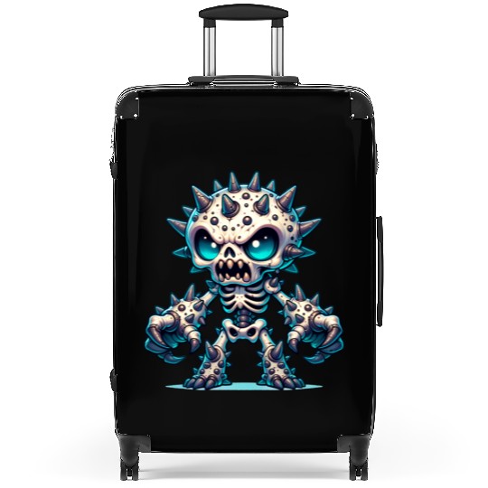 Spiked Bone Monster – Creepy Skeleton Beast Suitcases