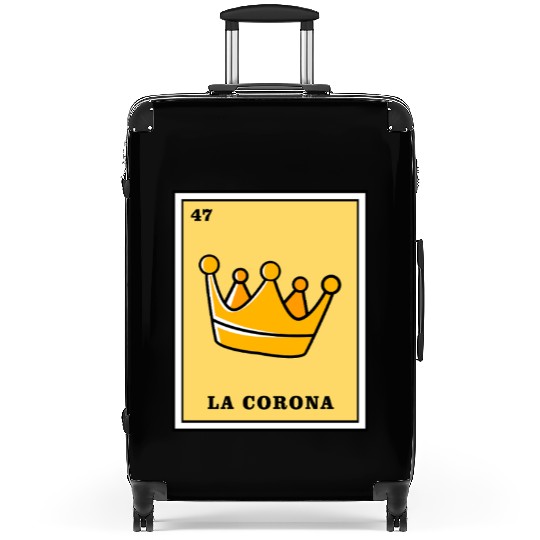 Mexican Lottery Card La Corona Suitcases