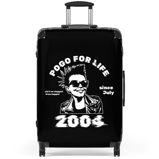 21st birthday Pogo for life since 07/2004 Suitcases