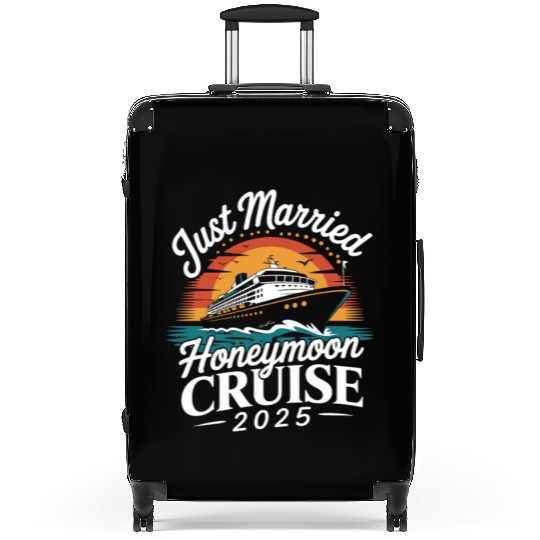 Just Married Honeymoon Cruise 2025 Adventure Suitcases