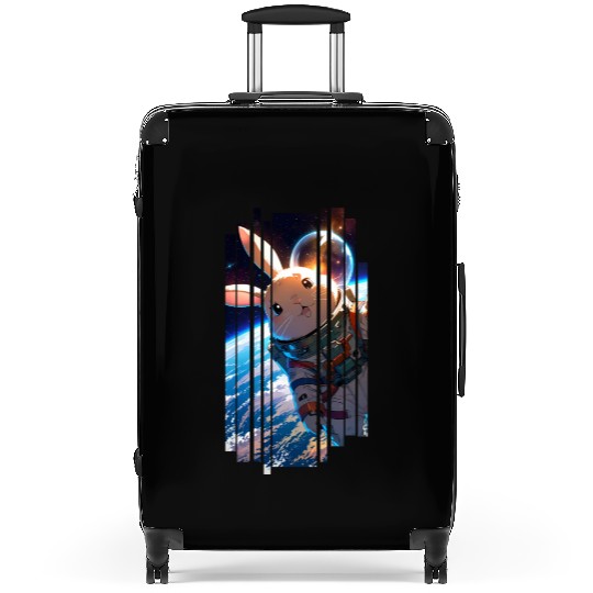 Space Bunny Astronaut Suitcases