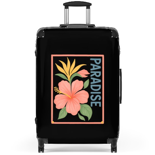 Pink Flower Paradise – Nature Aesthetic Suitcases