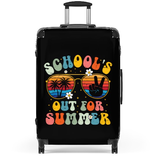 Schools Out For Summer Last Day Of School Suitcases