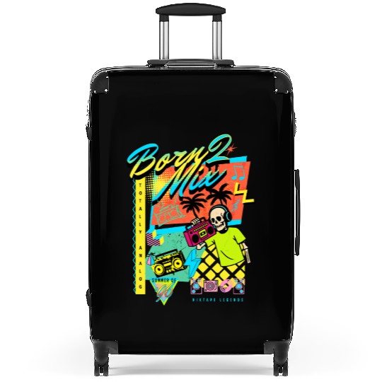 Born 2 Mix 90s Nostalgia Design Suitcases