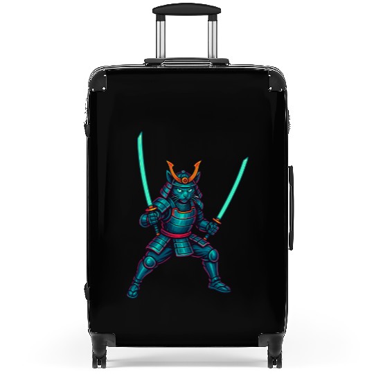 Legendary Samurai Cat – Epic Warrior Design” Suitcases