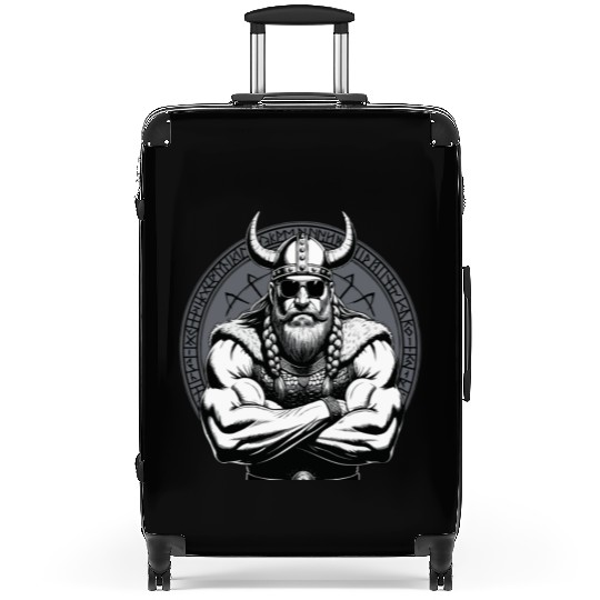 Viking Warrior Man Odin Thor Norman Walhalla Suitcases