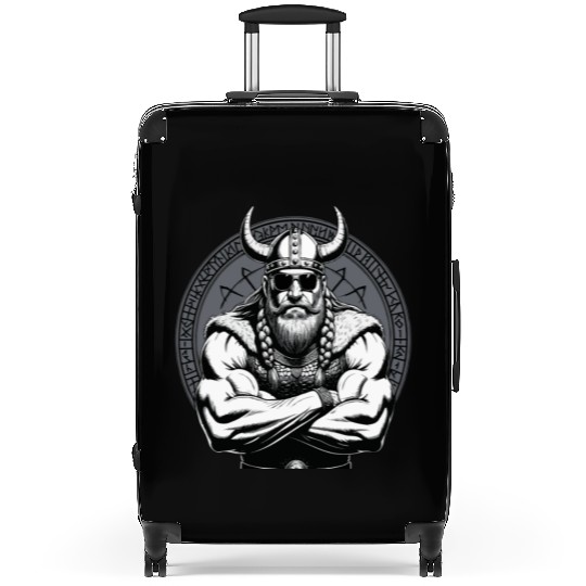 Viking Warrior Man Odin Thor Norman Walhalla Suitcases
