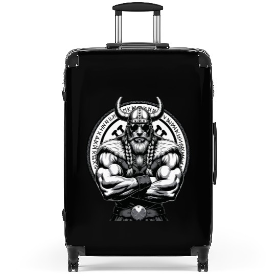 Viking Warrior Man Odin Thor Norman Walhalla Suitcases
