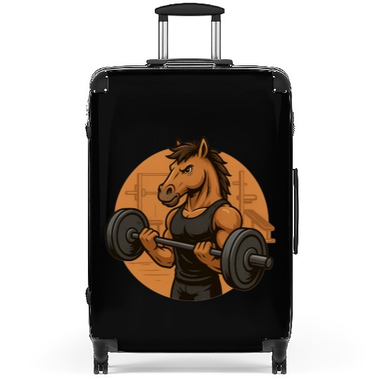 Horsepower Gains – Muscular Gym Horsa Design Suitcases