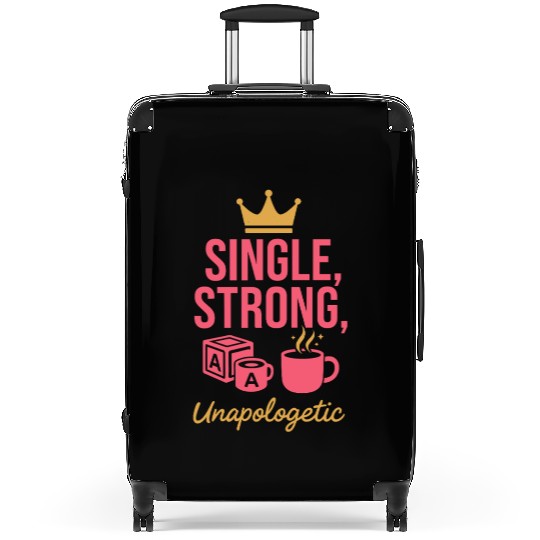 Single Mom Life Chaos Coordinator Wine Coffee Suitcases