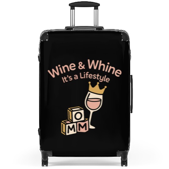 Single Mom Life Chaos Coordinator Wine Coffee Suitcases