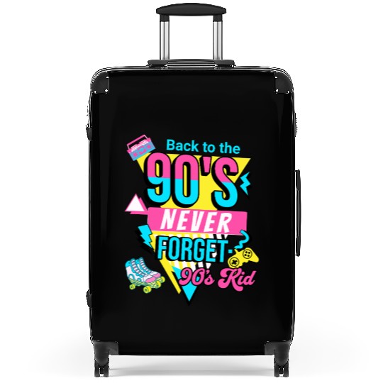 Back To The 90s Retro Nostalgia 90s Kid Suitcases