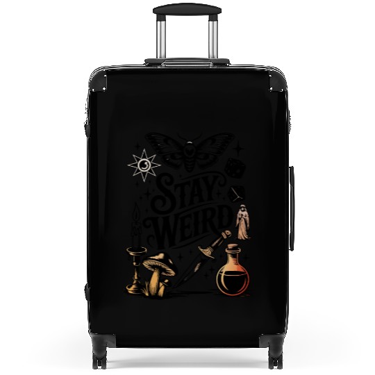 Stay Weird - Mystical & Unique Design Suitcases
