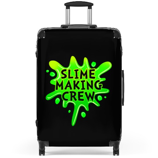 Slime Green Slime Making Crew Suitcases