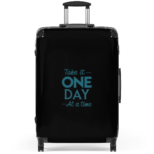 Take It One Day at a Time – Motivational Mental Suitcases