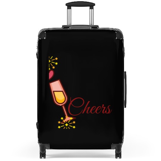 Unisex Suitcases – Fun Party Vibes Suitcases for couple