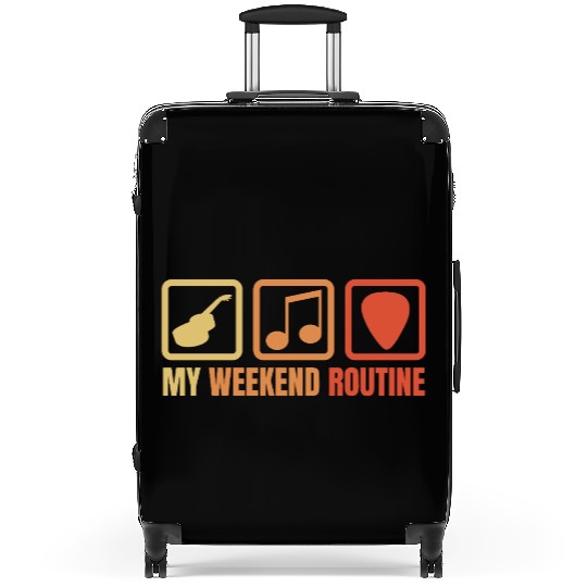 Guitarist Weekend Routine Suitcases