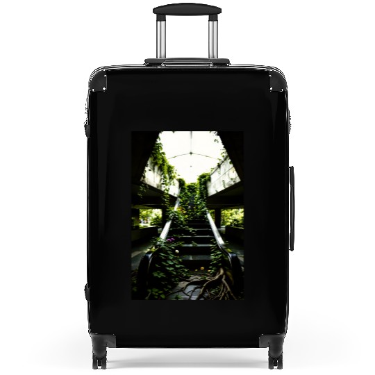 Echoes of Growth Nature Reclaims the Halls Suitcases