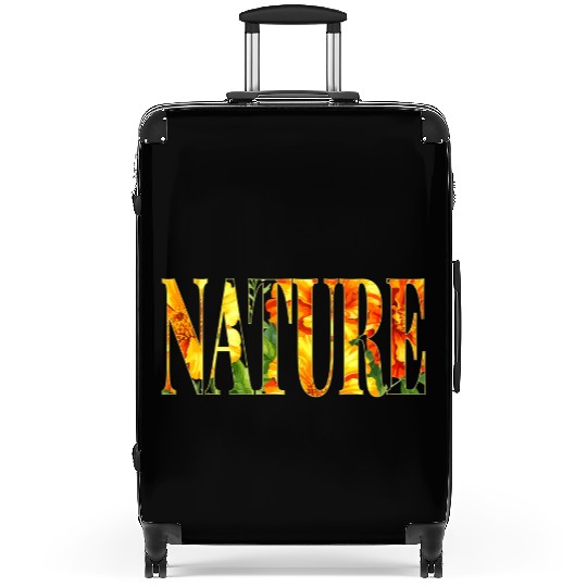Nature Marigold Flower Suitcases