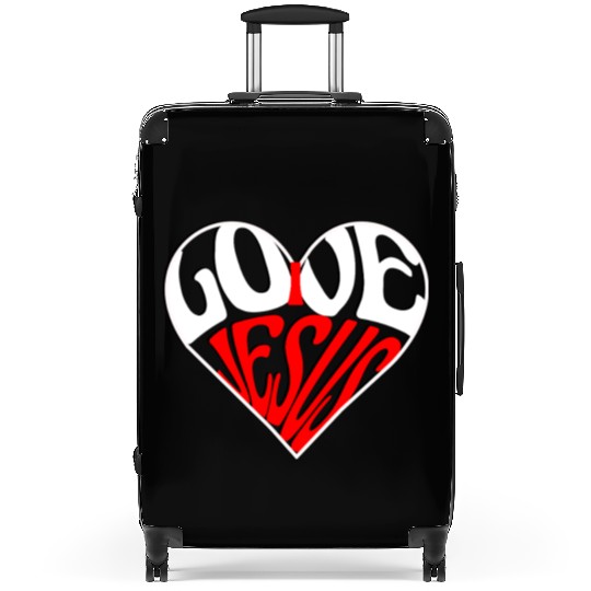 I love Jesus Suitcases