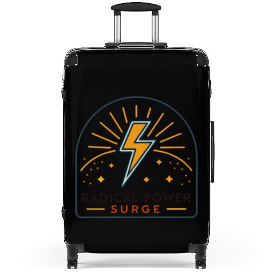 Radical Power Surge Lightning Bolt 80s Suitcases