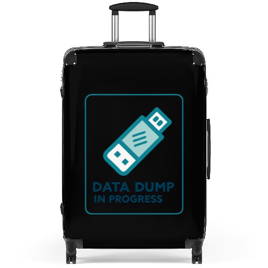 Data Dump In Progress USB Drive 2000s Suitcases