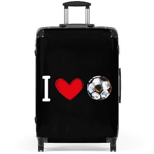 I love football design Suitcases