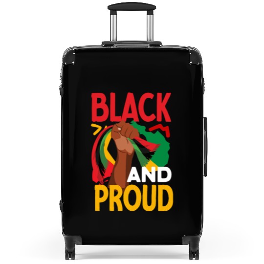 Juneteenth Black And Proud Suitcases