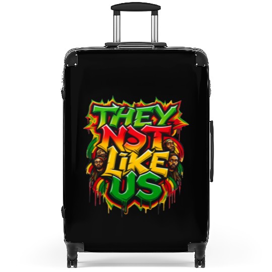 They Not Like Us Black History Month Suitcases