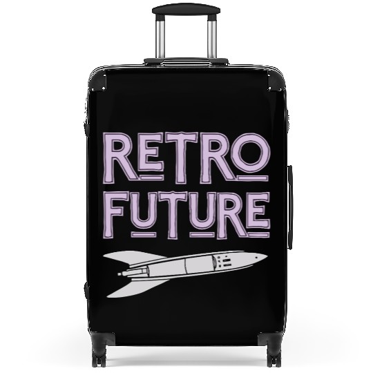 Retro Future Rocket Nostalgia Suitcases