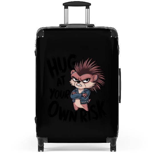 Funny Hedgehog Suitcases